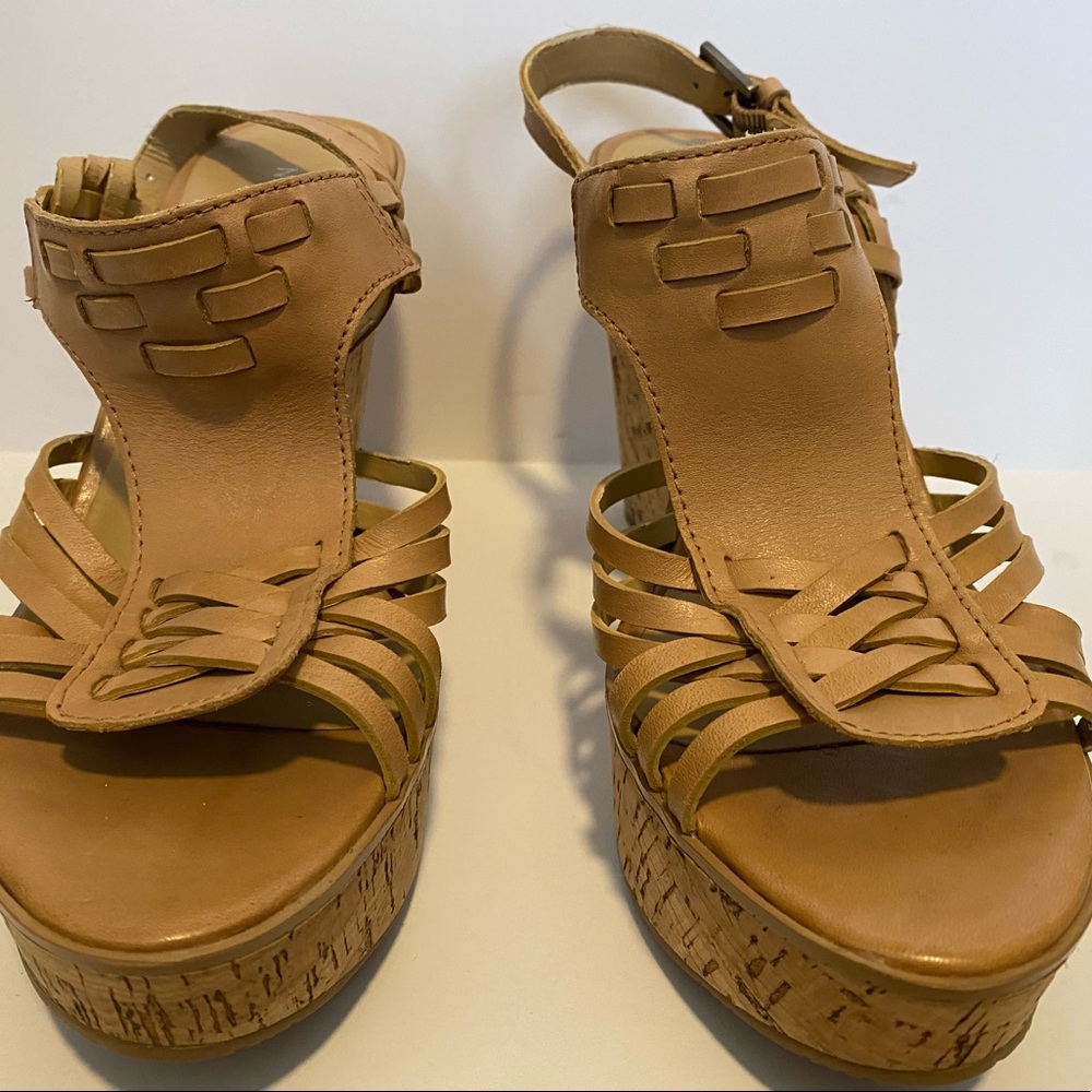 Nine West cork wedge